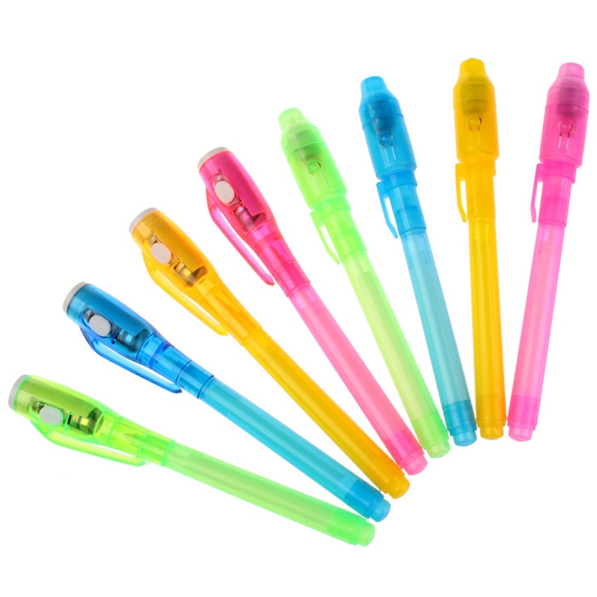 1PC A4 A5 LED Luminous Drawing Board Graffiti Doodle Drawing Tablet Magic Draw With Light-Fun Fluorescent Pen Educational Toy
