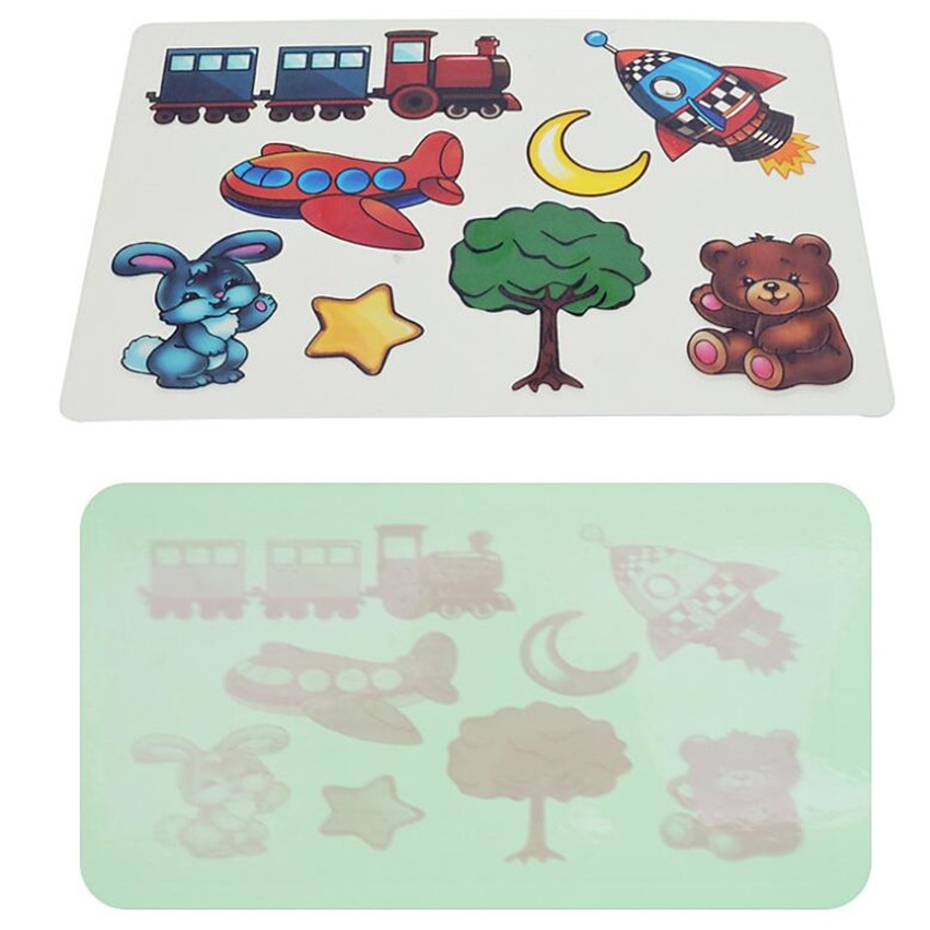 1PC A4 A5 LED Luminous Drawing Board Graffiti Doodle Drawing Tablet Magic Draw With Light-Fun Fluorescent Pen Educational Toy